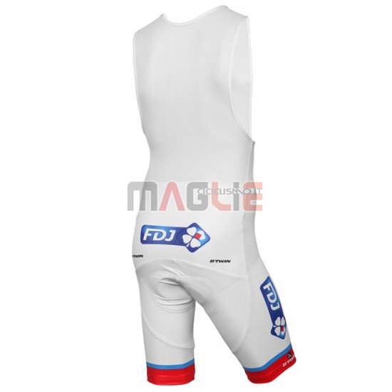 Gilet antivento FDJ 2016 rosso e bianco